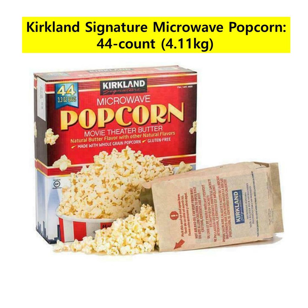 Kirkland Signature Microwave Popcorn 44count (93.5g x 44 Count
