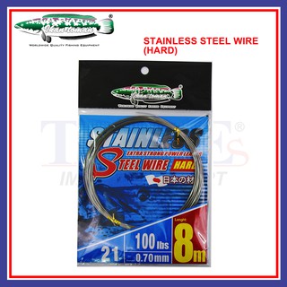 IKAN TOMAN STAINLESS STEEL FISHING WIRE SOFT / HARD LEADER