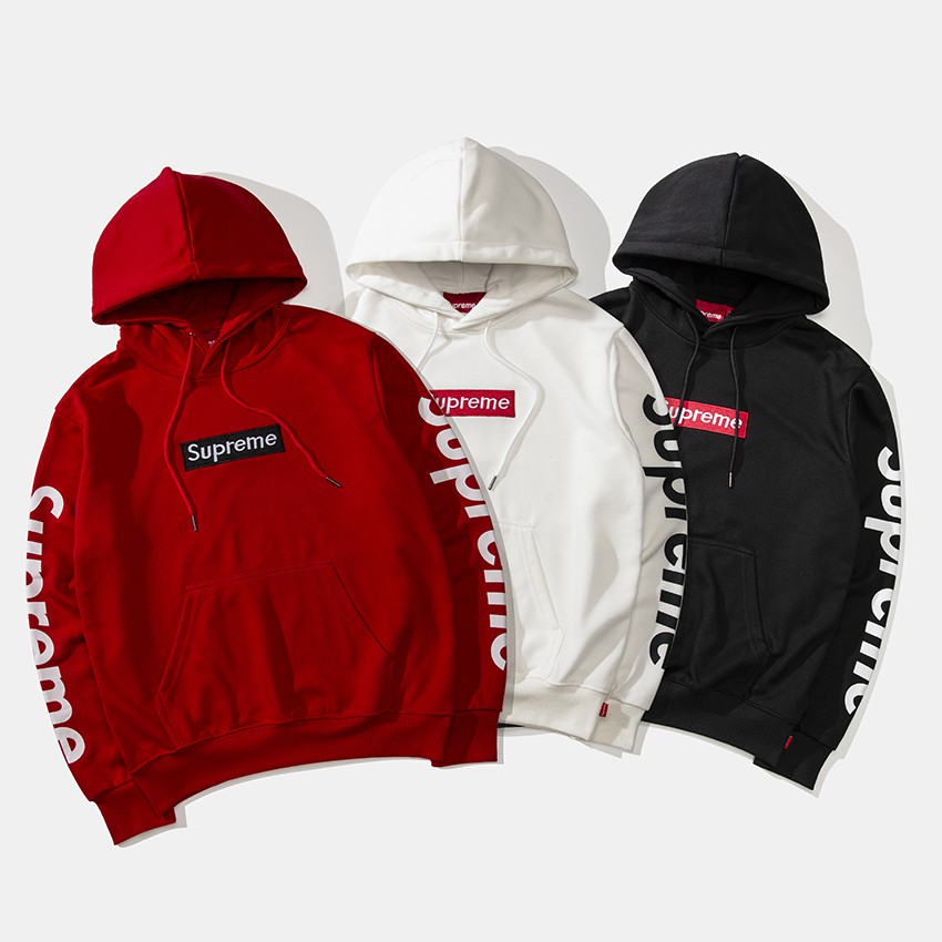 supreme sleeve hoodie