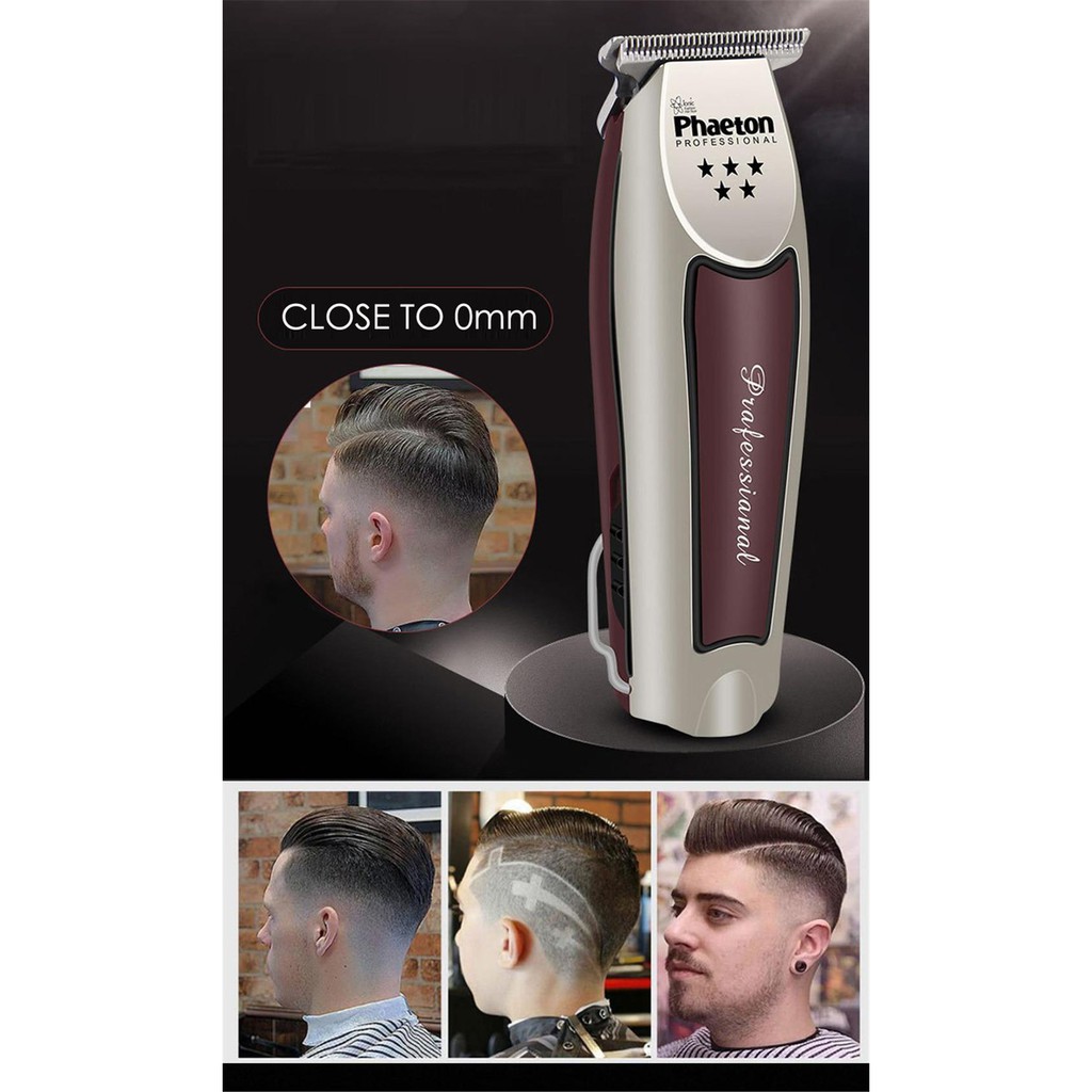 100 240v Professional Hair Clipper Electric Hair Trimmer 0 1mm