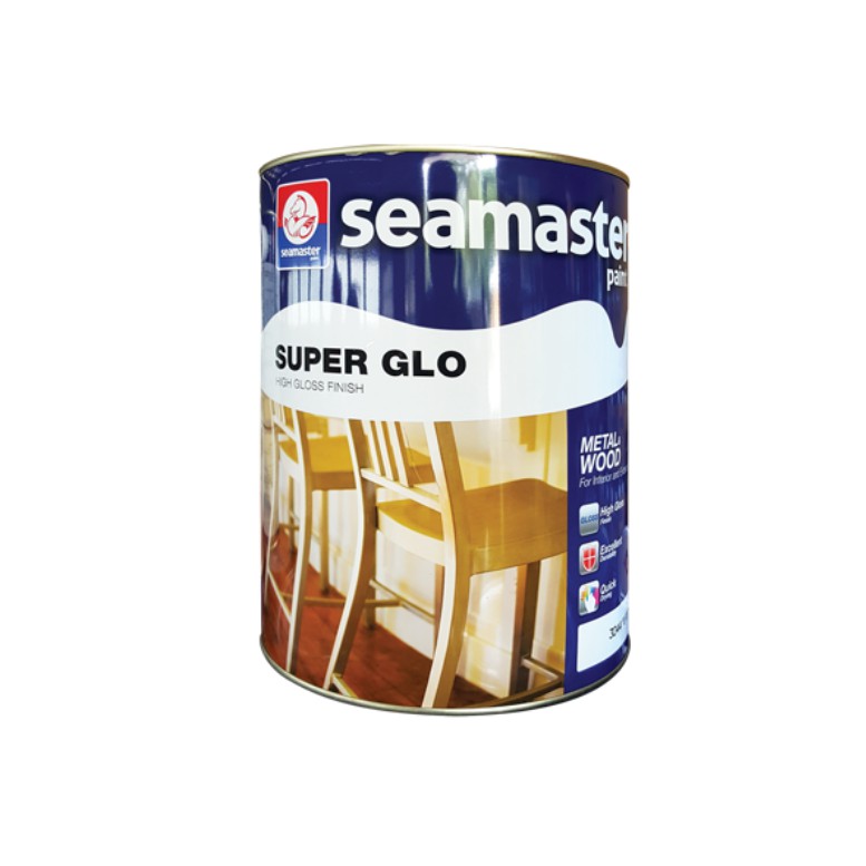 Seamaster Superglo High Gloss Finish Paint 1 Liter (Metal & Wood ...