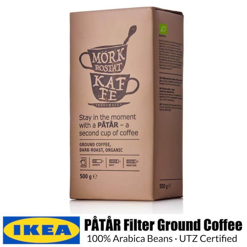 IKEA Ground Coffee Dark Roast Organic 100 Arabica beans BB20