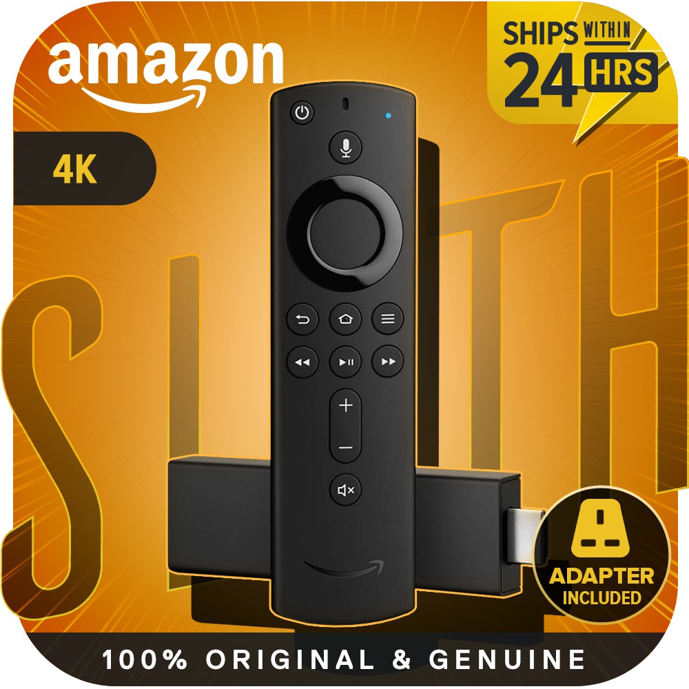 Amazon Fire Tv Stick 4k Alexa Voice Remote Streaming Media Player Shopee Malaysia