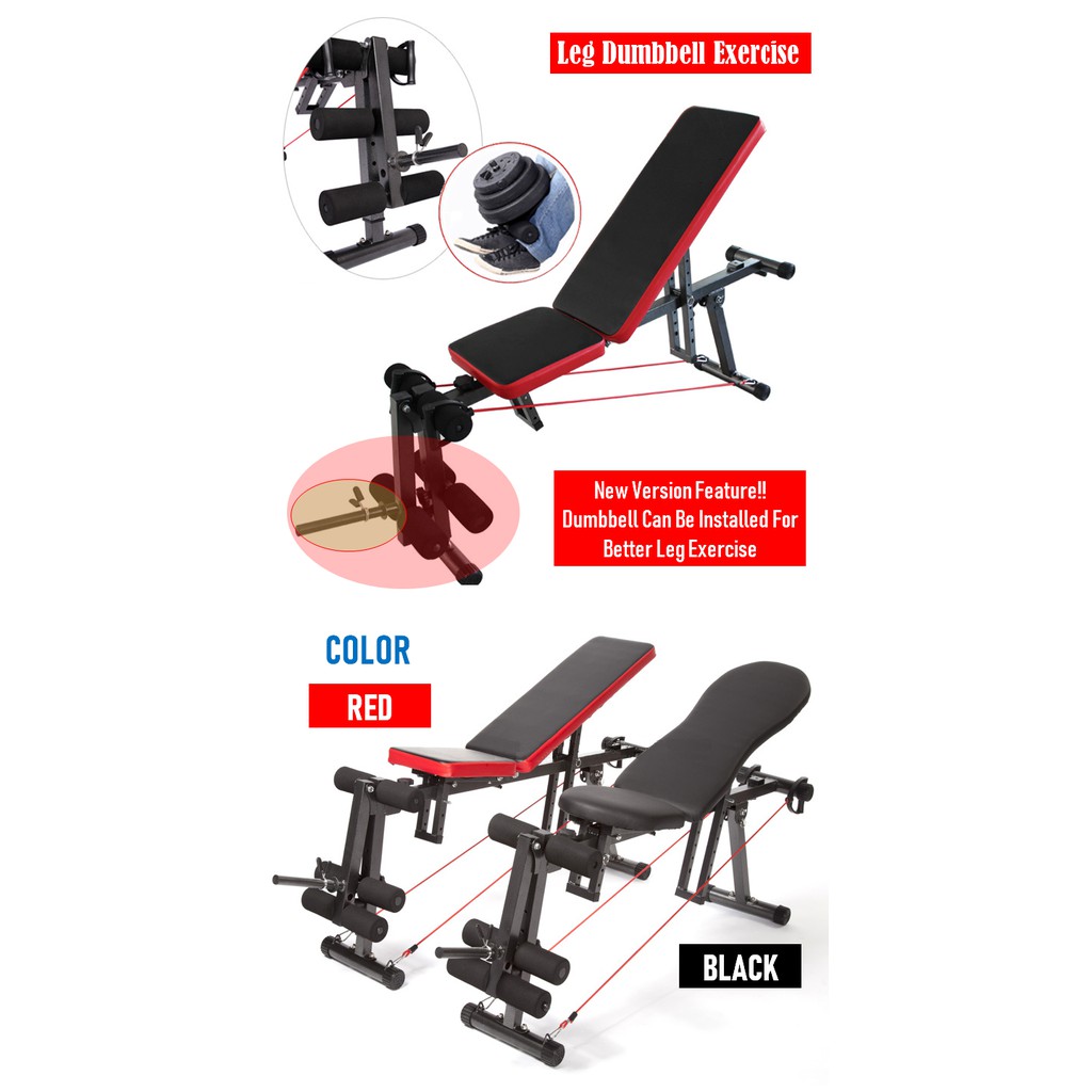 Adsports Gym Fitness Ab Six Pack Care Sit Up Dumbbell Weight