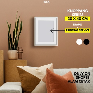 Including Custom Photo Print Option] 30 x 40cm , 30x40 , 30x40cm Ikea Frame  Gambar Lomviken | Shopee Malaysia