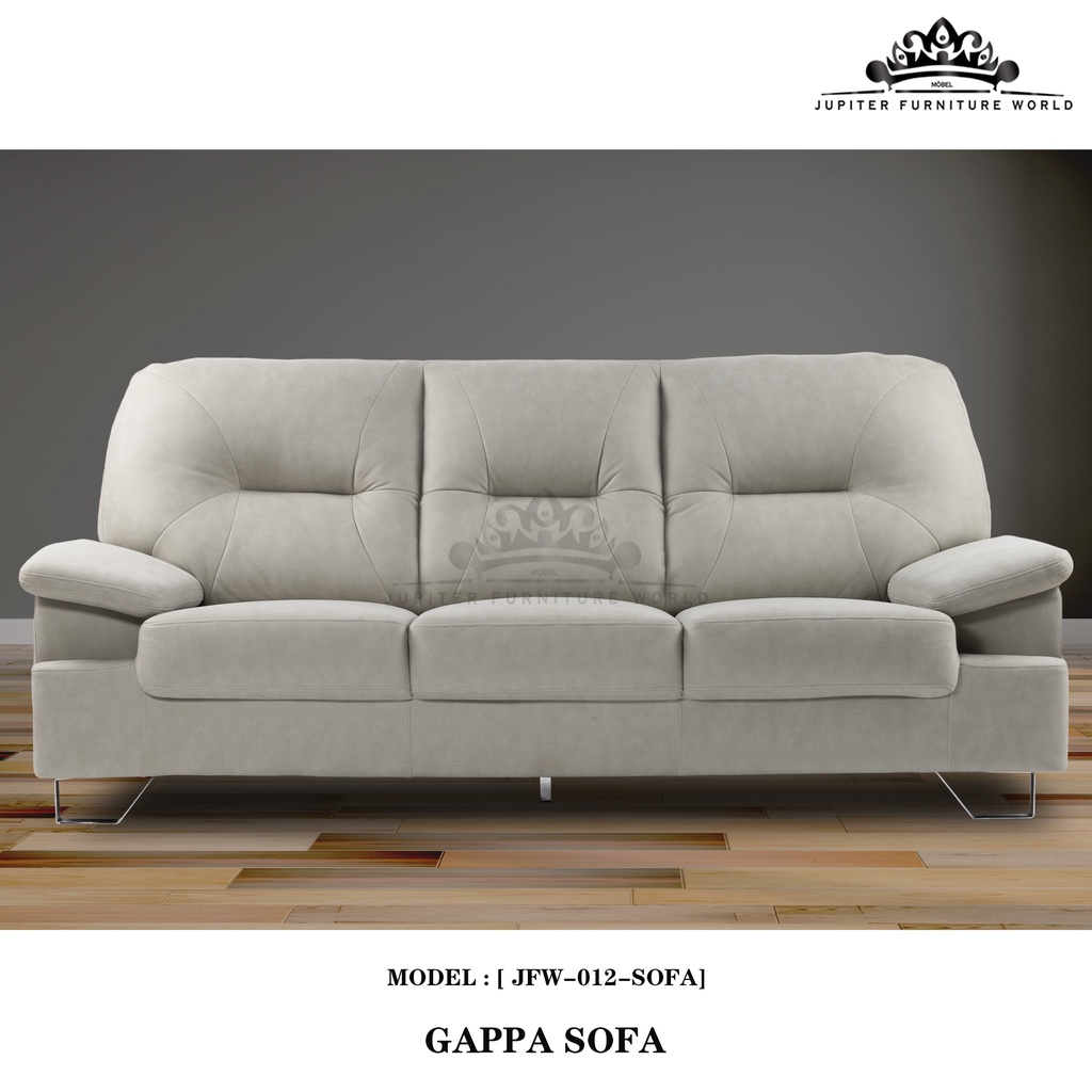 Jupiter Furniture World [ JFWGAPPA SOFA SET ] LEATHER FABRIC SOFA/ 3
