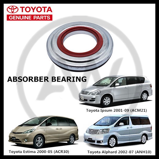 Original Toyota Alphard Anh10 Estima Acr30 Ipsum Acm21 Front Absorber Bearing Shopee Malaysia