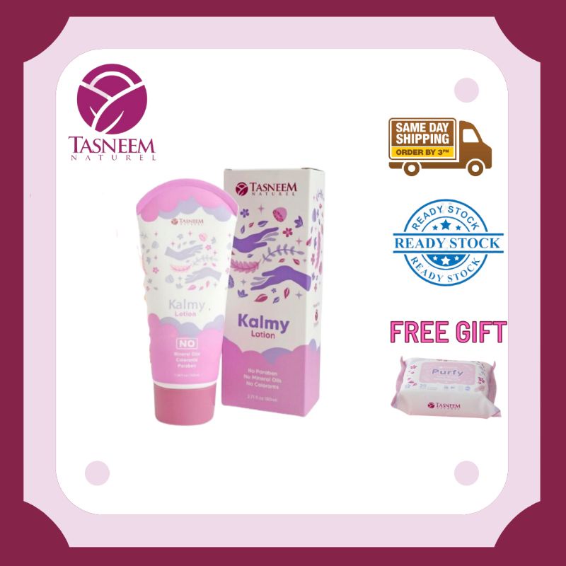 Tasneem Naturel Kalmy Lotion Baby Lotion Losyen Bayi Kulit
