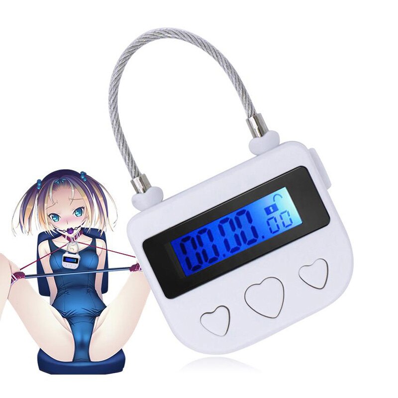 Usb Rechargeable Electronic Timer For Handcuffs Mouth Gag Time Lock