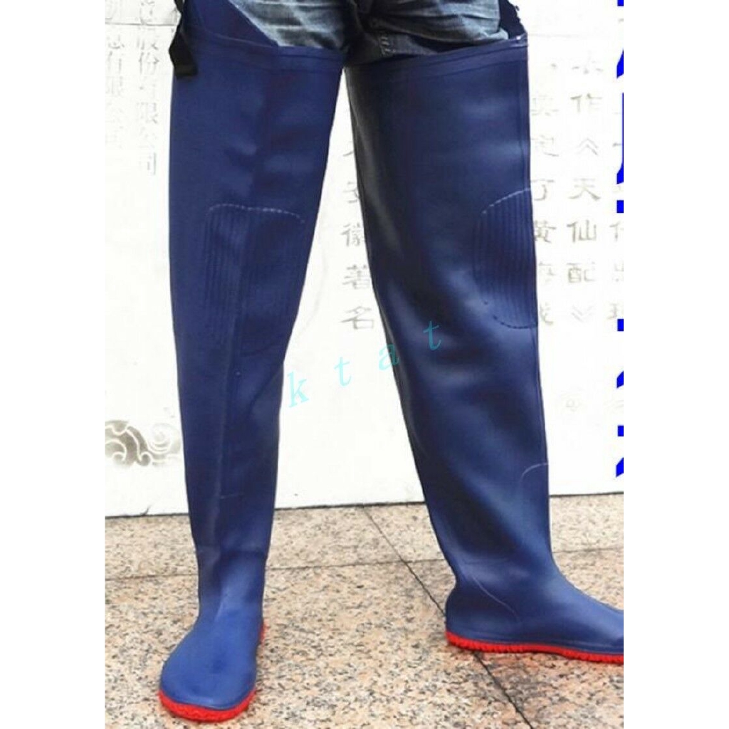 men's thigh high rubber boots