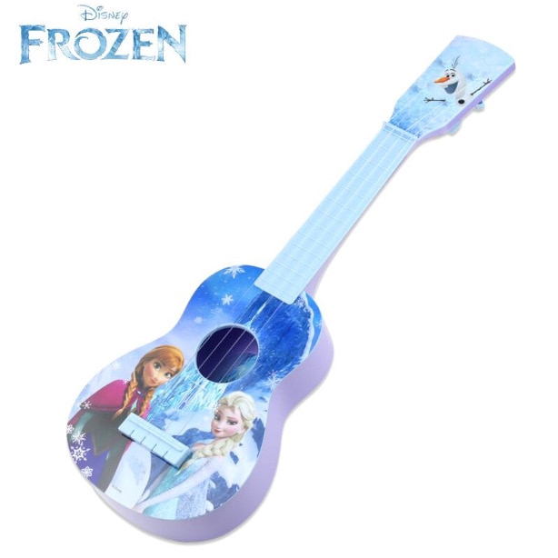 blue toy guitar