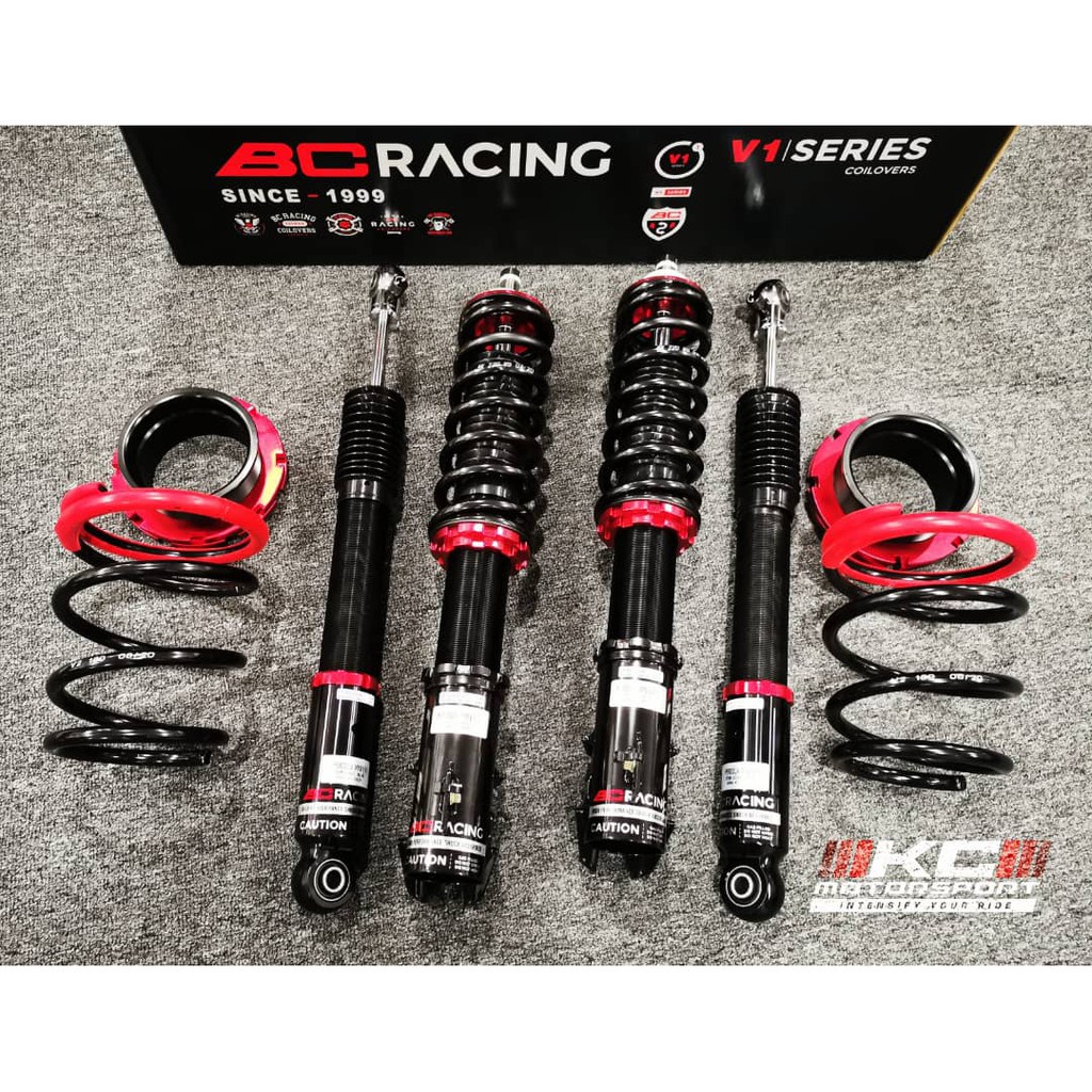 Perodua Alza BC Racing V1 Fully Adjustable Suspension Coilover