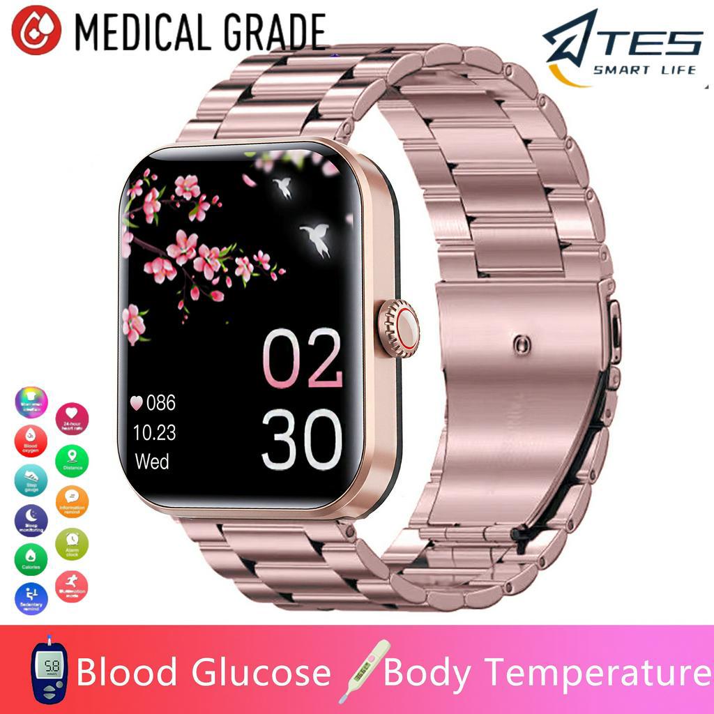 2023 Ladies smartwatch Original Product blood glucose blood oxygen temperature test female period function smartwatch women suitable for xiaomi