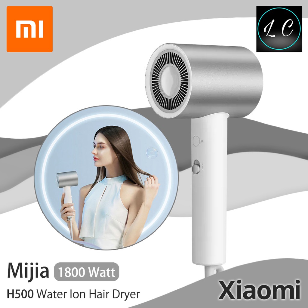 Xiaomi Ori Mijia Water Ion Hair Dryer H500 Nanoe Anion Professional Hair Care 1800W Quick Dry Blow Hairdryer diffuser