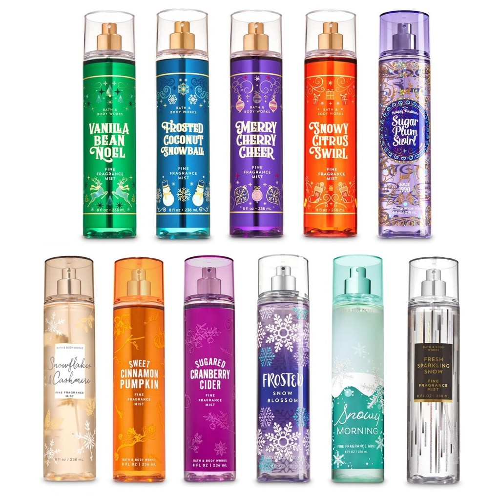 LIMITED EDITION!! Bath & Body Works Full Size Fragrance Mist 236ml