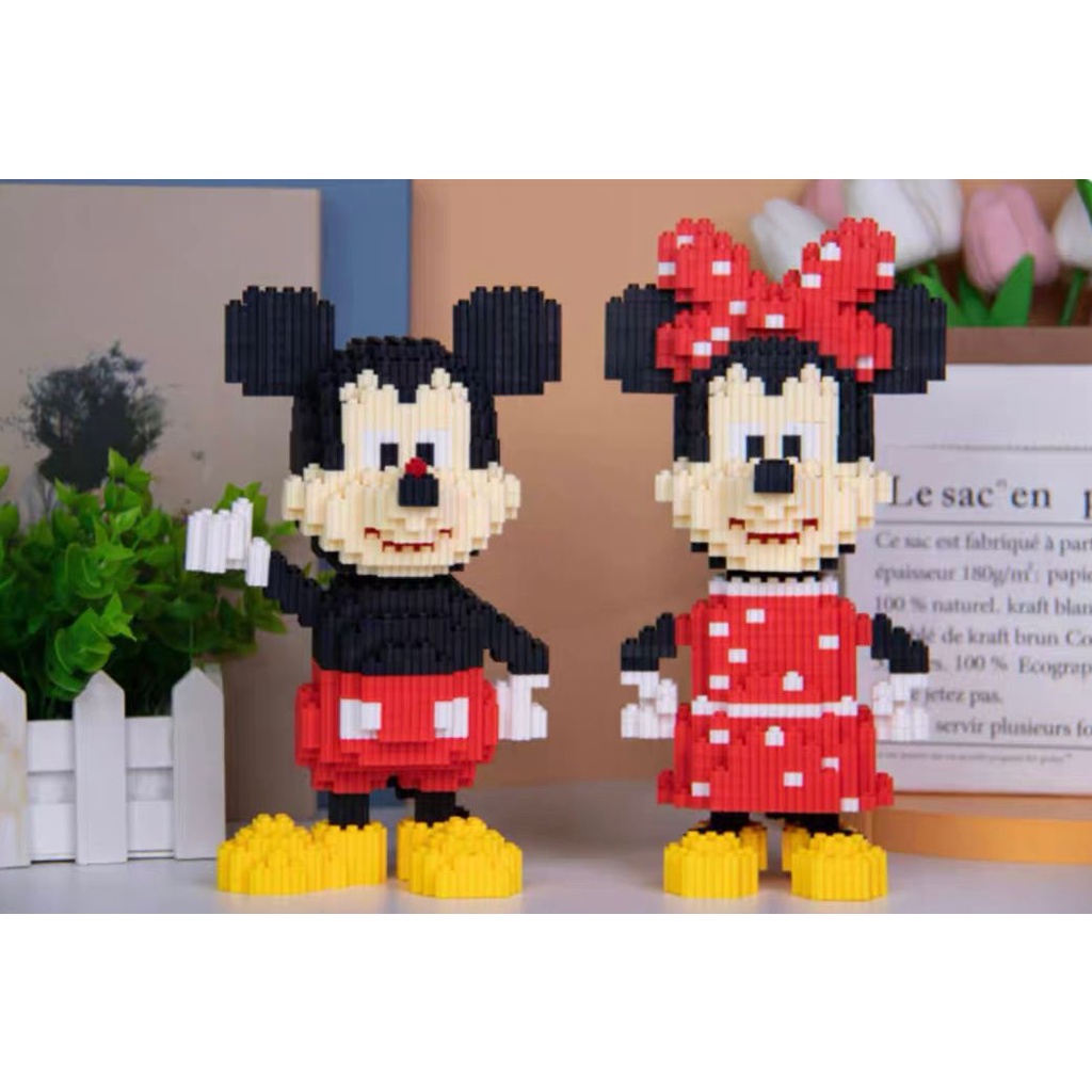 MPIN M6832/M6833 MINNIE MOIUSE & MICKEY MOUSE CONNECTIONS BLOCKS ...