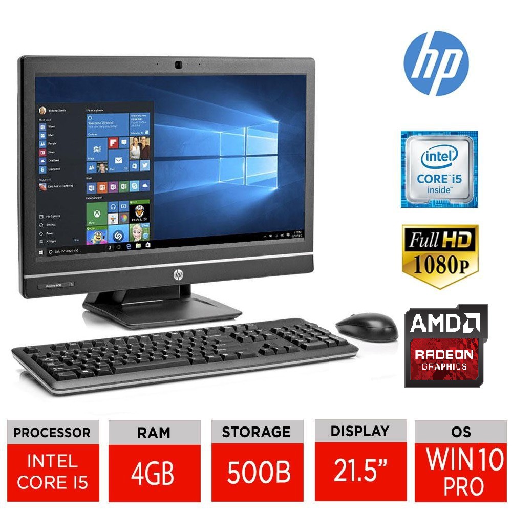 Hp Pro One 600 G1 All In One Pc 22 Ips Fhd Core I5 Quadcore 4gb Ram 500gb Hdd Shopee Malaysia