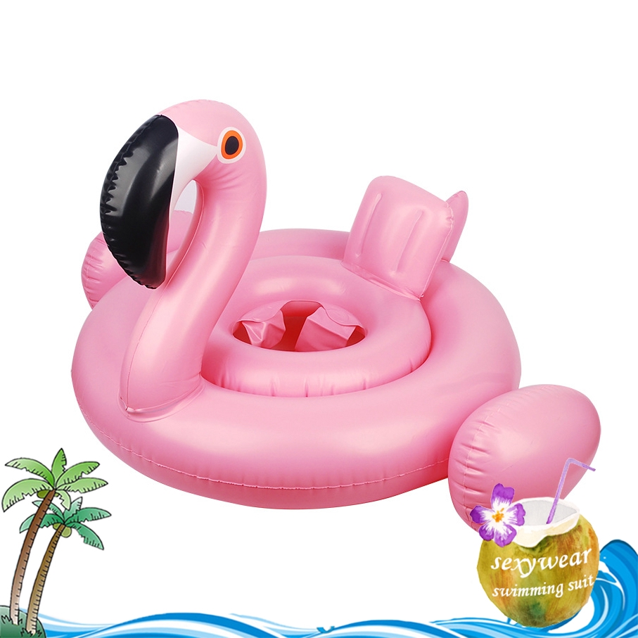 pink flamingo floatie