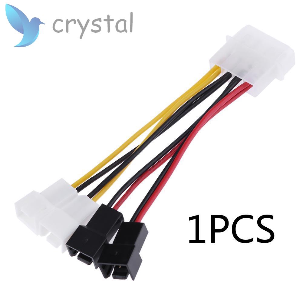 1pcs Power Extension Cable 4 pin LP4 Molex Male to Male Adapter Connector 30cm 