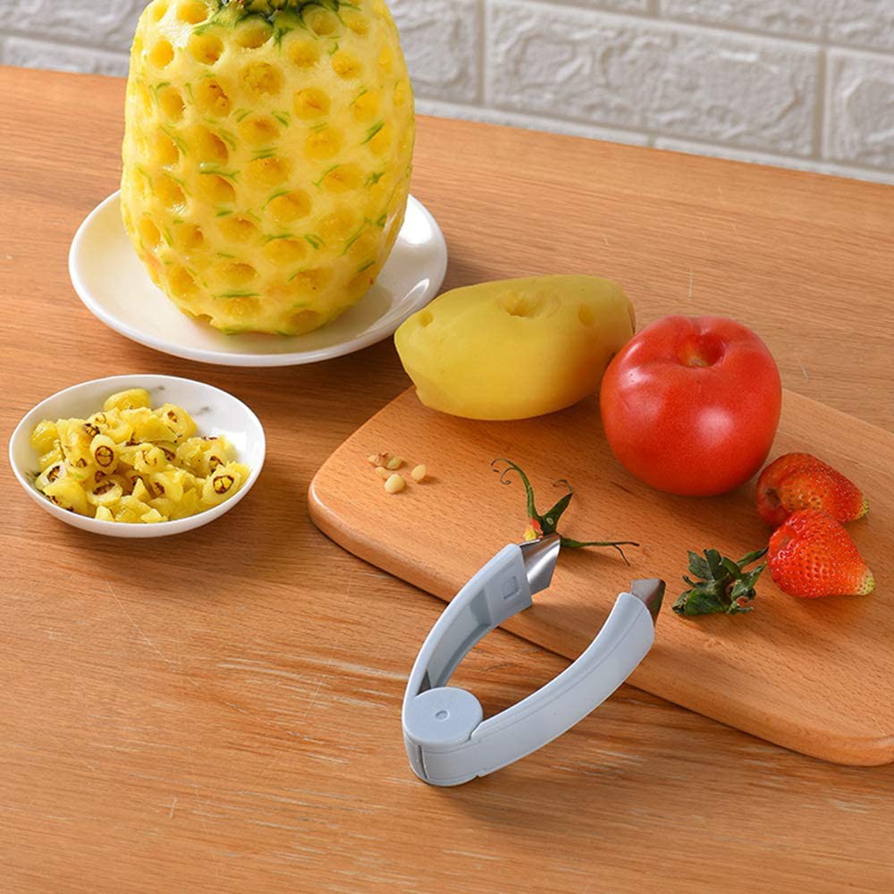 Kitchen Utensils Gadgets Strawberry Huller Pineapple Eye Peeler Seed Remover Clip Tomato Huller Stainless Steel Strawberry Huller Top Stem Gem For Fruit Vegetable Potatoes Pineapples Carrots Home Classiccakes Co Nz