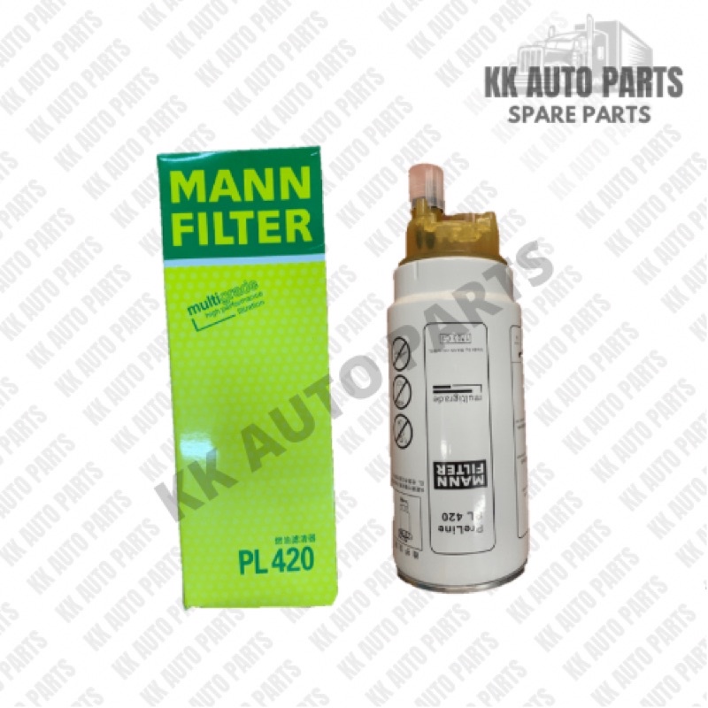 MANN PL420 WATER SEPARATOR FUEL FILTER