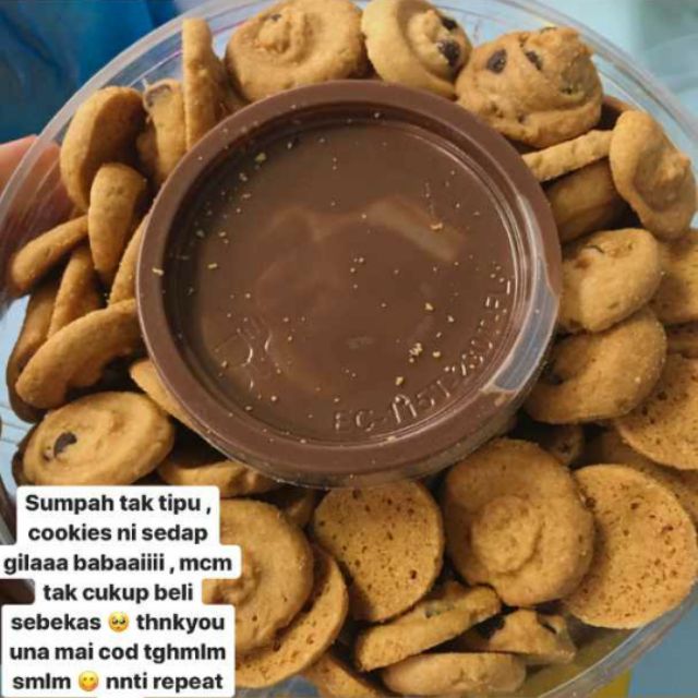 Cookies Celup Coklat Padu 300gram Shopee Malaysia