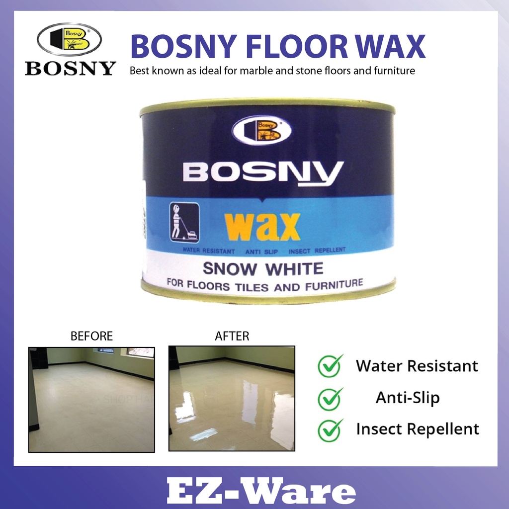 Vick‘sez BOSNY Floor Wax Marble Stone Furniture Anti Slip Dry Polish