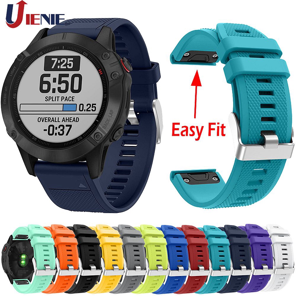 22mm Silicone Watchband Strap Quick Release Band For Garmin Fenix 6 5 5plusforerunner 935 945 2088