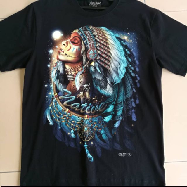 red indian t shirt