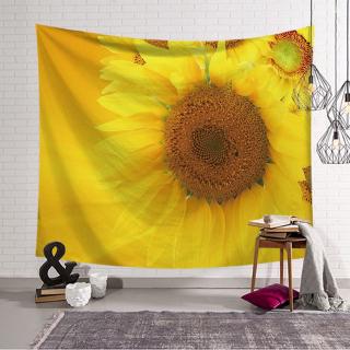 Sunflower Tapestry Wall Fabric Wall Hanging Tapestry Wall Blanket Window Tapestry Customizable Shopee Malaysia