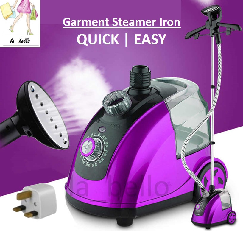 [PREMIUM QUALITY] LABELLO Garment Steamer Iron Portable Standtype