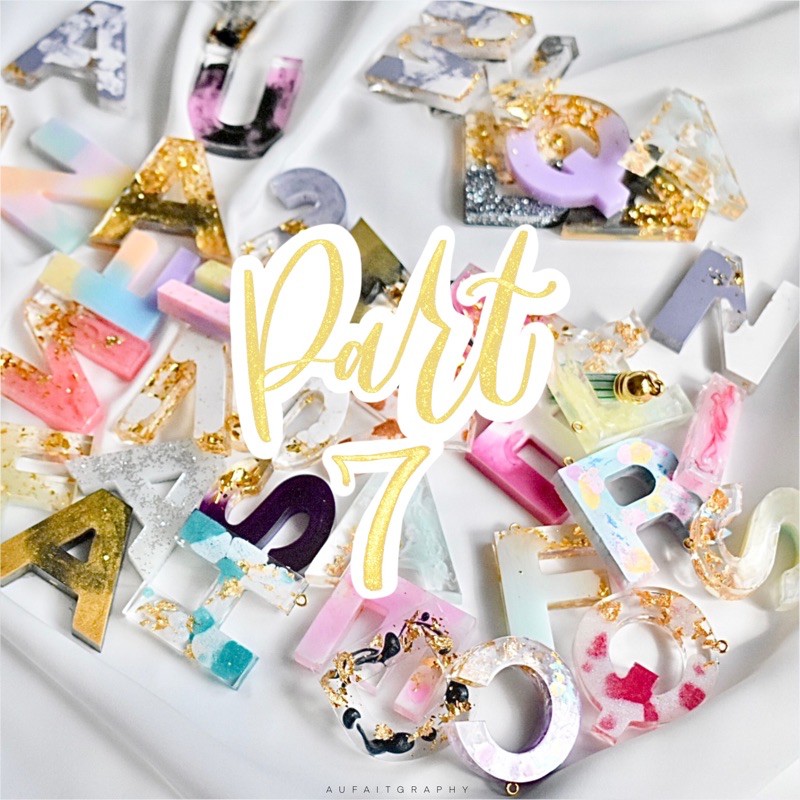 PART 7 READY STOCK (ALPHABET KEYCHAIN ) Shopee Malaysia