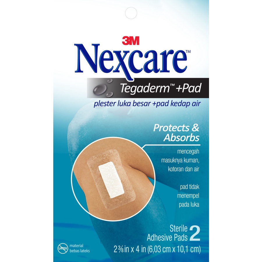3m NEXCARE Large Wound Plaster + Waterproof Pad TEGADERM Contents 2