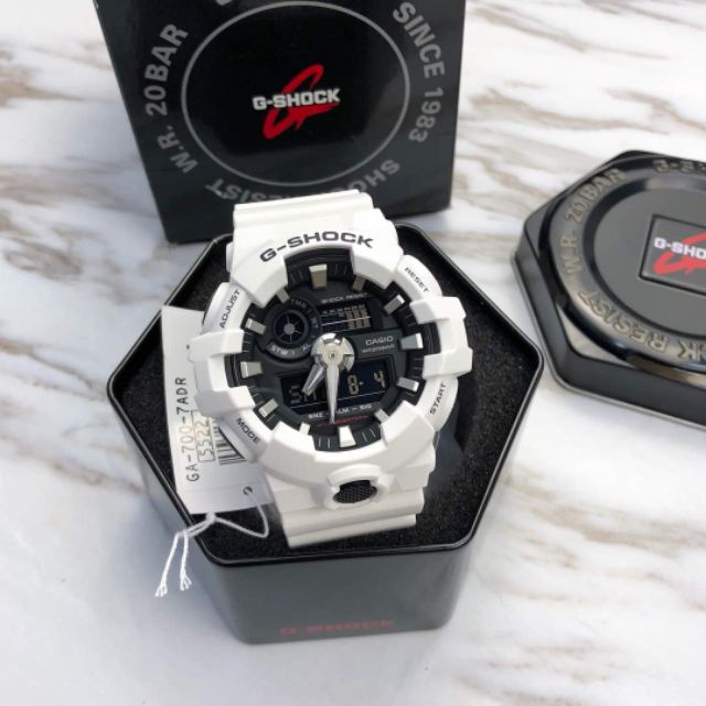 g shock ga700 white