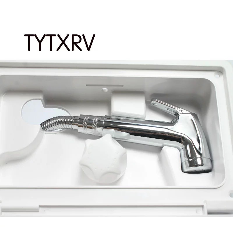 Rv Exterior Shower Box Kit With Lock Includes Shower Faucet
