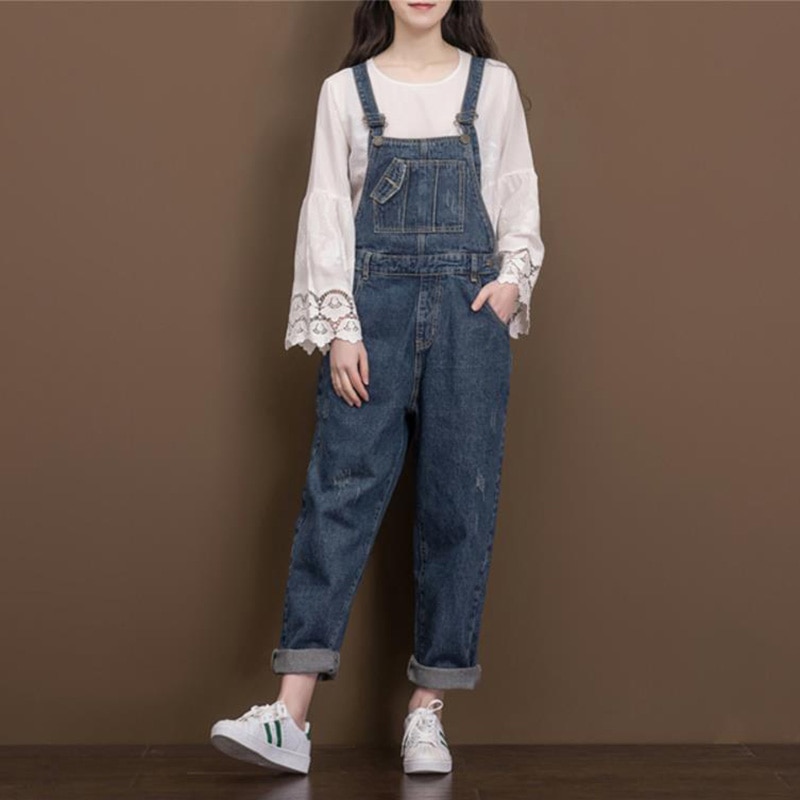 plus size jean overalls