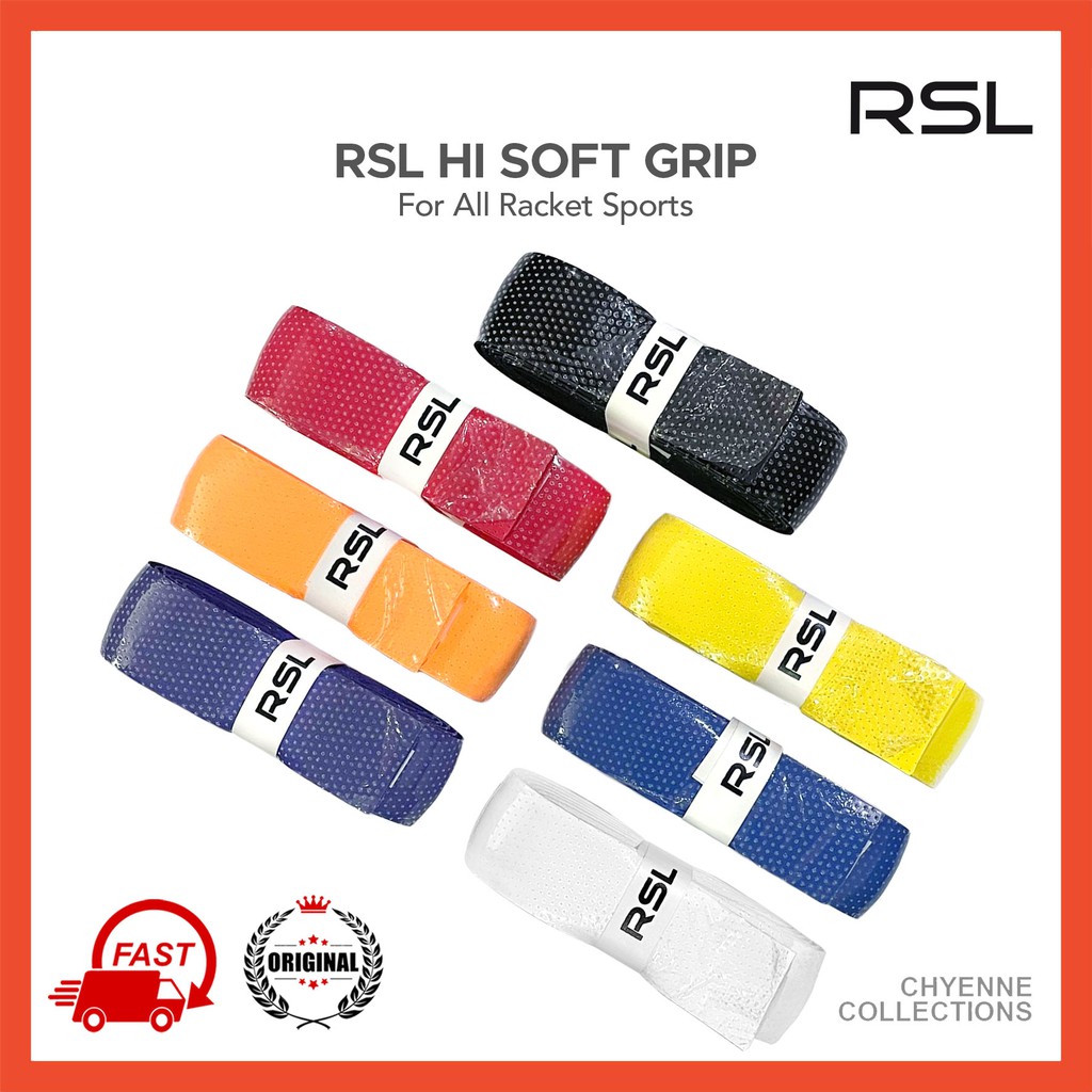 RSL Hi-Soft Grip Badminton Tennis Squash (All racquet sports) Racket ...