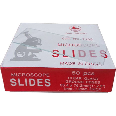 Microscope Slide (Glass) Frosted End 7105 SAIL | Shopee Malaysia