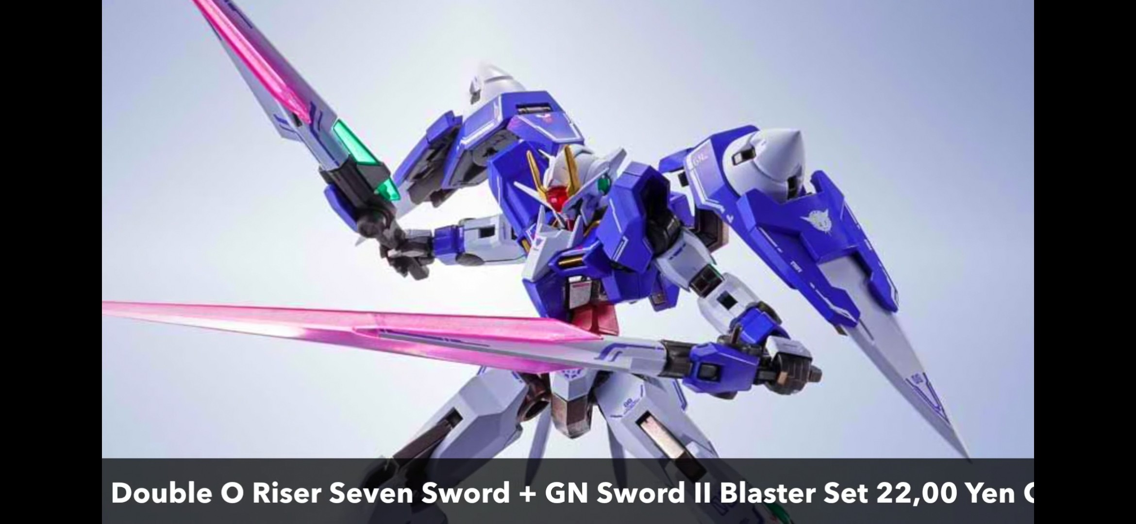 Gundam 00 Raiser Seven Sword Gn Sword Ii Blaster Set Bandai Limited Shopee Malaysia