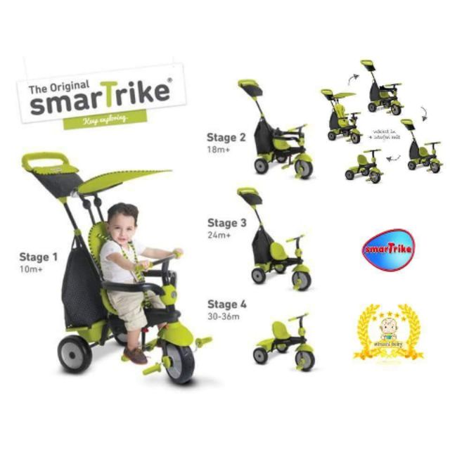 smart trike stages