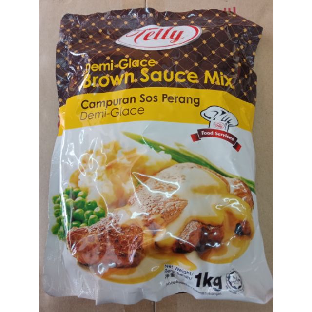 Telly DemiGlace Brown Sauce Mix 1 KG Shopee Malaysia