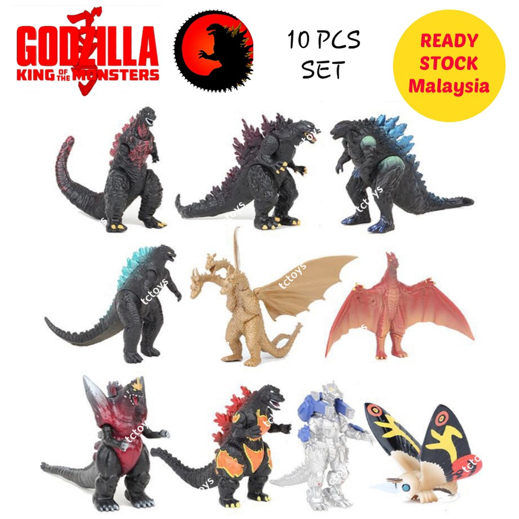 GODZILLA FIGURES GODZILLA TOYS KAIJU BATTLE MONSTER TOYS KING OF ALL  MONSTER RAKSAKSA TOY | Shopee Malaysia