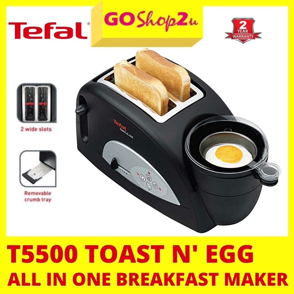 (READY STOCK)Tefal TT5500 Toast n Egg All in One Breakfast Maker