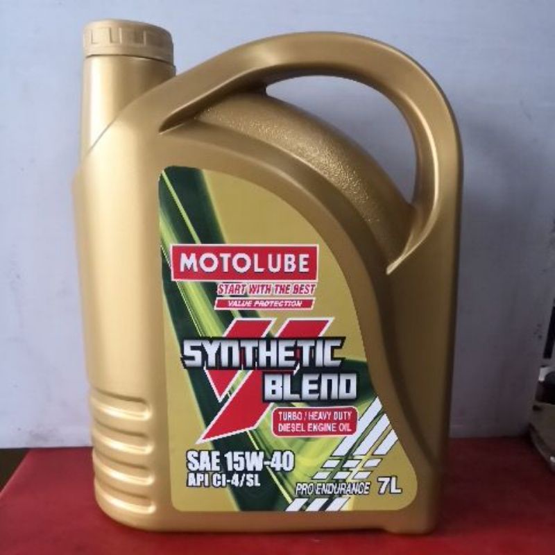 MOTOLUBE SYNTHETIC TURBO DIESEL ENGINE OIL 15W40 7L Shopee Malaysia