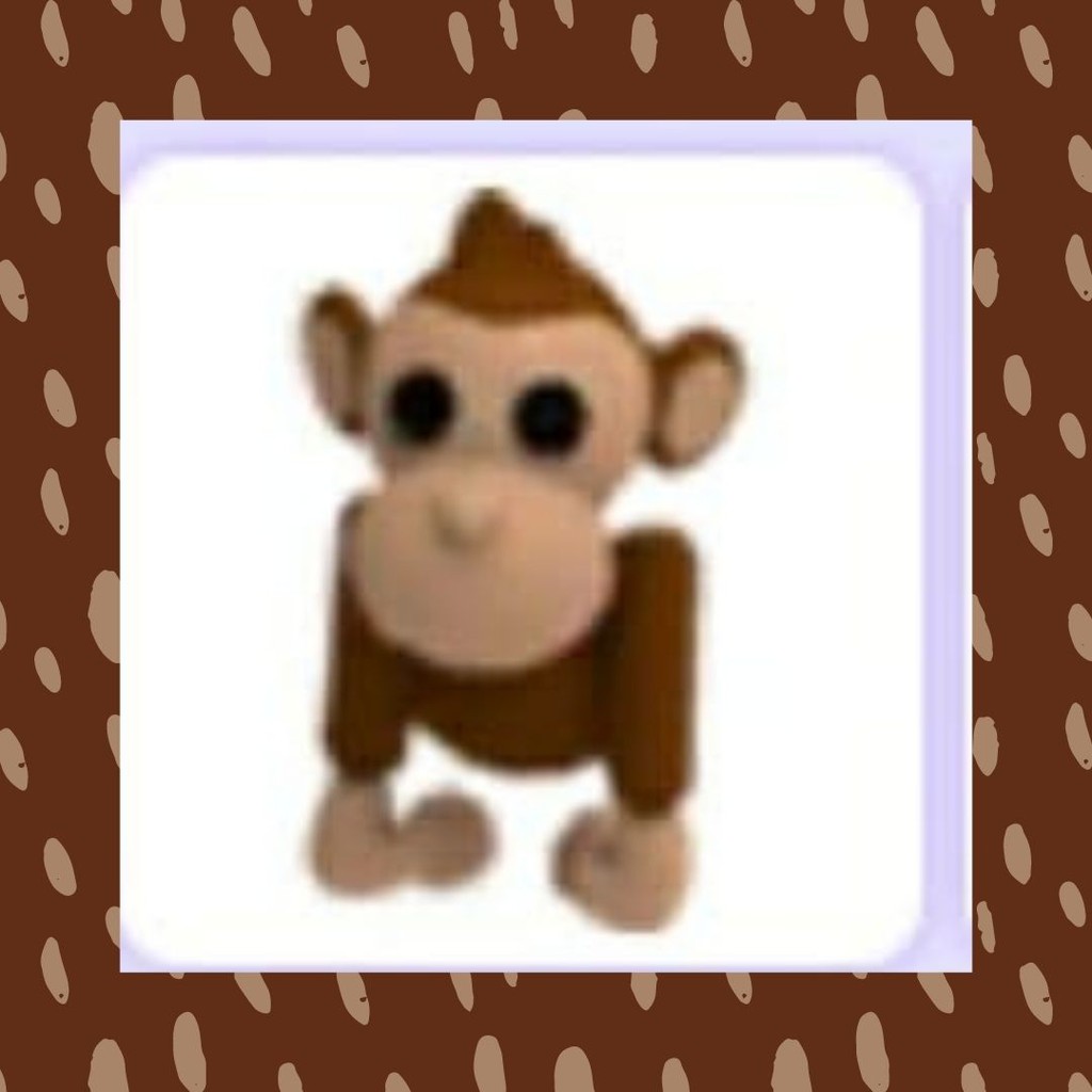 Adopt Me Monkey Normal ! Rare! Shopee Malaysia