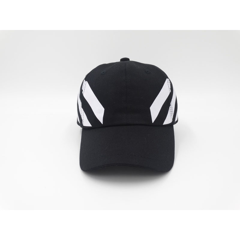 off white baseball hat