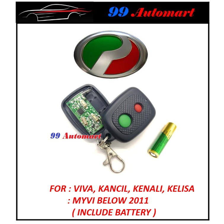 Perodua Myvi Kancil Kelisa Kenari Viva alarm remote 