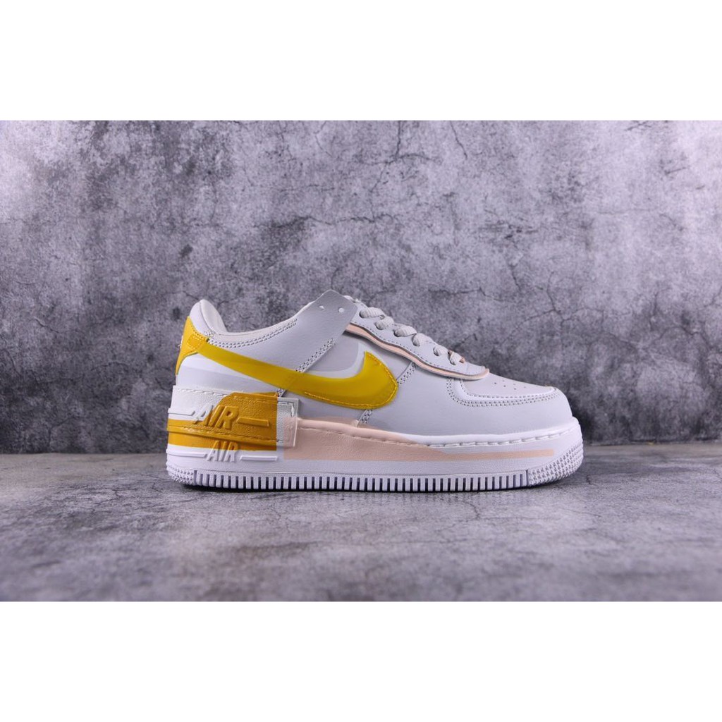 nike air force pink and yellow