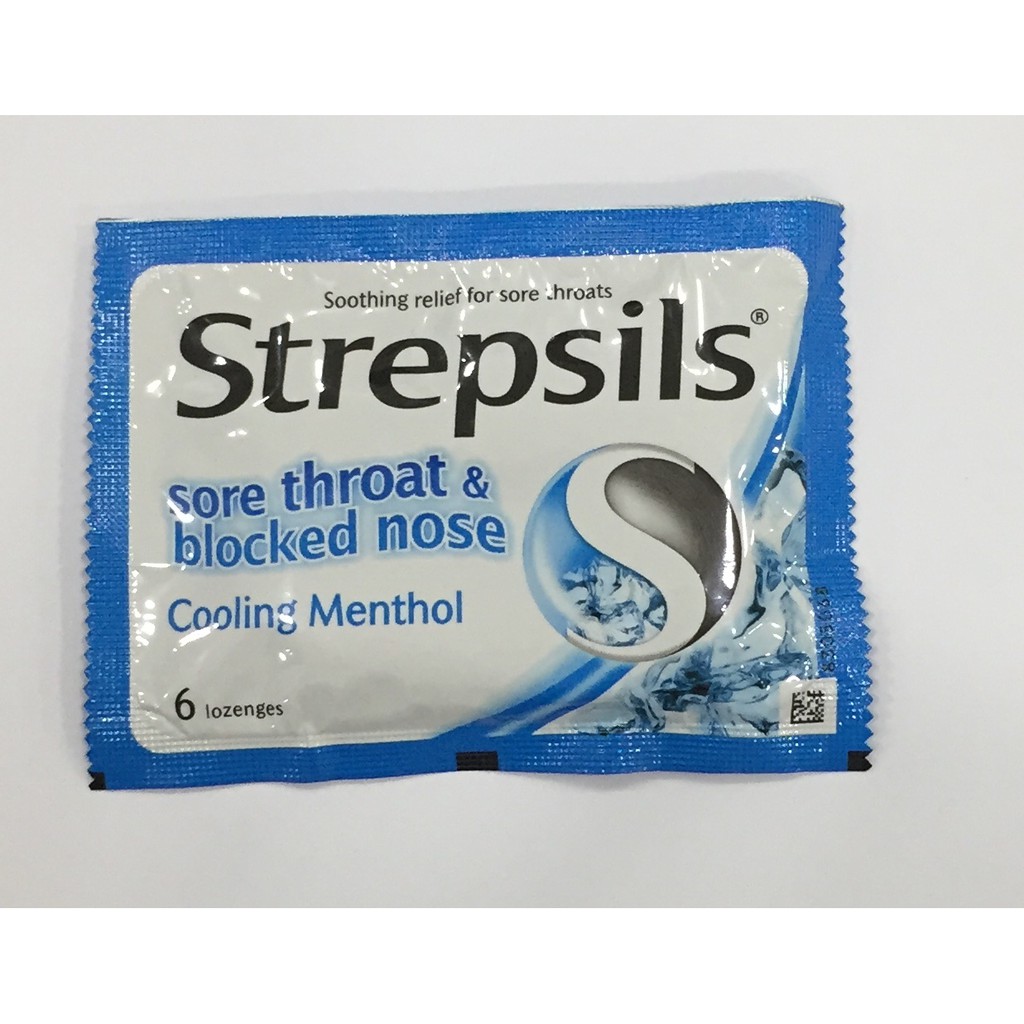 Strepsils Sore Throat & Blocked Nose Cooling Menthol Shopee Malaysia