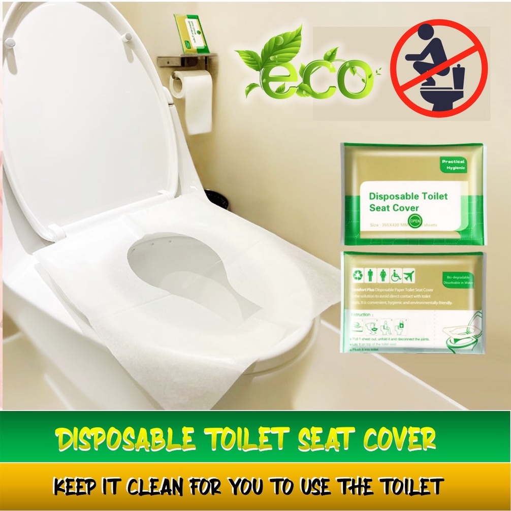 Inatreehouse. Flushable Disposable Toilet Seat Cover Paper, Hygienic